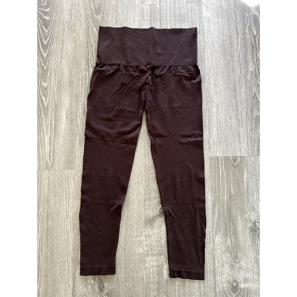 Cato Women's Size 1X Stretch Footless Leggings Brown